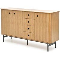 Halmar Smart KM-1 (дуб натуральный/черный) Image #5