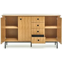 Halmar Smart KM-1 (дуб натуральный/черный) Image #2