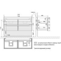 Lemark Тумба под умывальник Olivia 120 LM08OL125T (дуб кантри) Image #10