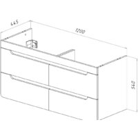 Lemark Тумба под умывальник Olivia 120 LM08OL125T (дуб кантри) Image #9