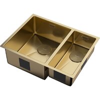Кухонная мойка ZorG Zerox 58-2 U / IF-R PVD Gold - Превью изображения №2 — Интернет-Магазин TECNO.BY