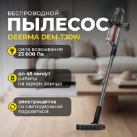 Пылесос Deerma DEM-T30W - Превью изображения №12 — Интернет-Магазин TECNO.BY