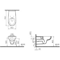 Унитаз подвесной Vitra Conforma 5810B003-6234 (с сиденьем) - Превью изображения №6 — Интернет-Магазин TECNO.BY