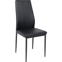 AksHome Oreo (экокожа, черный/черный)