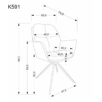 Halmar K591 (коричневый) Image #12