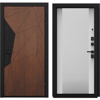 Guard Combi Mirror шпон корица/шагрень белая (86x205, правая)