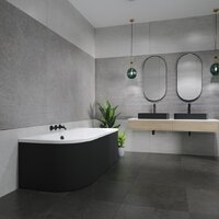 Lauter Bliss 170 P 21201072P (с ножками и сифоном 21Y32001 матовый черный) Image #25