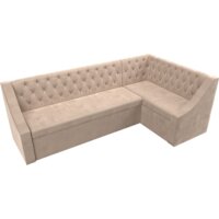 Лига диванов Мерлин правый 109427 (велюр, бежевый) Image #5