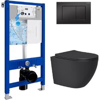 Lauter Augsburg 21109EC + 21901002 (кнопка прямоугольная, черный)