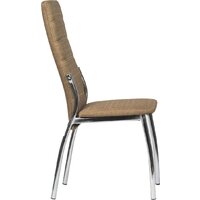 ВВР Прага (коричневый/хром, рогожка) Image #3