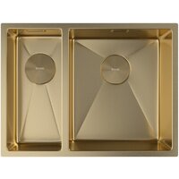 Кухонная мойка ZorG Zerox 58-2 U / IF-L PVD Gold - Превью изображения №3 — Интернет-Магазин TECNO.BY