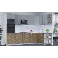 Интерлиния Мила Лайт 1.68x3.0 правая (серебро/дуб веллингтон/белый гранит) Image #3