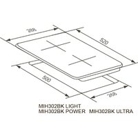 Варочная панель Meferi MIH302BK Ultra - Превью изображения №10 — Интернет-Магазин TECNO.BY