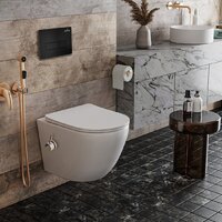 Roxen Antares Bidet в комплекте с инсталляцией StounFix Dual Fresh 6 в 1 958156 (кнопка: черный матовый) Image #10