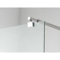 Saniteco Walk-In SN-W8MC110 (110x200, матовое стекло, хромированный профиль) Image #2