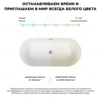 Wellsee Chalice Perfection 166x77 230601002 (отдельностоящая ванна белый глянец, экран, ножки, сифон-автомат глянцевый белый) Image #7