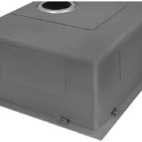 Кухонная мойка ARFEKA ECO AR 450*450 BLACK PVD NANO DECOR (настольная) - Превью изображения №5 — Интернет-Магазин TECNO.BY