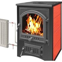 Везувий ПК-01(205) 12 кВт (с плитой и т/о, красный)