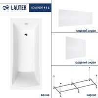 Lauter Aurora 150x70 21010050 (с каркасом, лицевым и торцевым экранами)