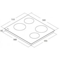 Варочная панель Akpo PKA 60 9014 BL - Превью изображения №8 — Интернет-Магазин TECNO.BY