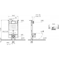 Инсталляция для унитаза Vitra V-Fix Core 738-5800-01 - Превью изображения №2 — Интернет-Магазин TECNO.BY