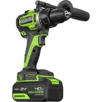 Дрель-шуруповерт Greenworks GD24DD90 3707507CUD (с 2-мя АКБ) - Превью изображения №7 — Интернет-Магазин TECNO.BY