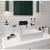 Wellsee Finishing Touch 182512002 (мыльница, стакан для зубных щеток, дозатор для жидкого мыла, крючок 2 шт, матовый черный) Image #8