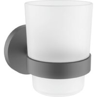 Wellsee Finishing Touch 182512002 (мыльница, стакан для зубных щеток, дозатор для жидкого мыла, крючок 2 шт, матовый черный) Image #4