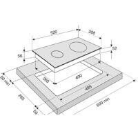 Варочная панель Krona Remo 30 BL - Превью изображения №2 — Интернет-Магазин TECNO.BY