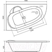Lauter Valencia 150x100 2102150L (с ножками) Image #15
