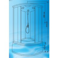 Водный мир ВМ-8811Е 100x100 (матовое стекло) Image #2