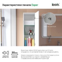 IDDIS Шкаф-пенал Esper 35 ESP35W0i97 Image #9