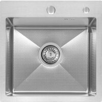 Кухонная мойка ARFEKA ECO AR 450*450 SATIN DECOR (настольная) - Превью изображения №2 — Интернет-Магазин TECNO.BY