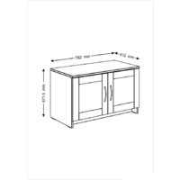 Mio Tesoro Сириус 2 двери 78x47 2.02.03.250.1 (белый) Image #5