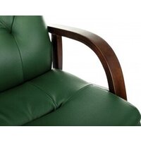 Офисное кресло Бюрократ T-9928WALNUT-CF/GN (зеленый) - Превью изображения №5 — Интернет-Магазин TECNO.BY