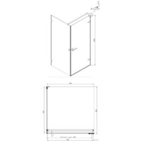 Душевой уголок Ambassador Set 10011102R-ST5 - Превью изображения №5 — Интернет-Магазин TECNO.BY