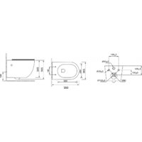 Унитаз подвесной Grossman Color GR-4411BBLS - Превью изображения №10 — Интернет-Магазин TECNO.BY