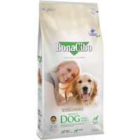 BonaCibo Для взрослых собак всех пород ягненок и рис 15 кг
