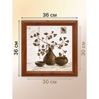 Декарт Цветочная композиция 1 8Л0669 (в раме) Image #4