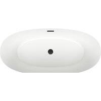Wellsee Éclatant 159x74 231301003 (отдельностоящая ванна белый глянец, экран, ножки, сифон-автомат матовый черный) Image #4