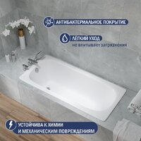 Ванна Lauter Axel 150 21B1150 (с ножками) - Превью изображения №4 — Интернет-Магазин TECNO.BY