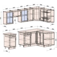 Интерлиния Тренд 1.5x2.6 правая (мята/мята/дуб бунратти) Image #6