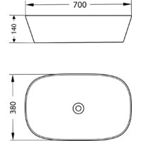 Умывальник Lauter 21393-70 + Cascade 21СК0655C + сифон 21635CH (хром) - Превью изображения №5 — Интернет-Магазин TECNO.BY