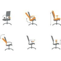 CHAIRMAN CH31 (ткань, темно-серый/желтый кант) Image #6