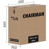 CHAIRMAN CH31 (ткань, темно-серый/желтый кант) Image #7