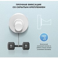 Wellsee Finishing Touch 182515001 (дозатор для жидкого мыла, крючок, матовый белый) Image #9