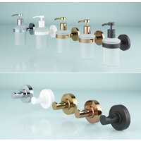 Wellsee Finishing Touch 182515001 (дозатор для жидкого мыла, крючок, матовый белый) Image #7