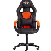 TetChair Driver (иск.кожа/ткань, черный/оранжевый) Image #5