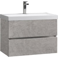 Belux Тумба под умывальник Бостон НП 70-02 (31, бетон чикаго/светло-серый)