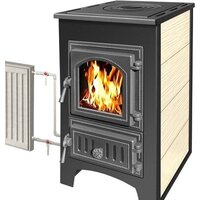 Везувий ПК-01(270) 9 кВт (с плитой и т/о, бежевый)